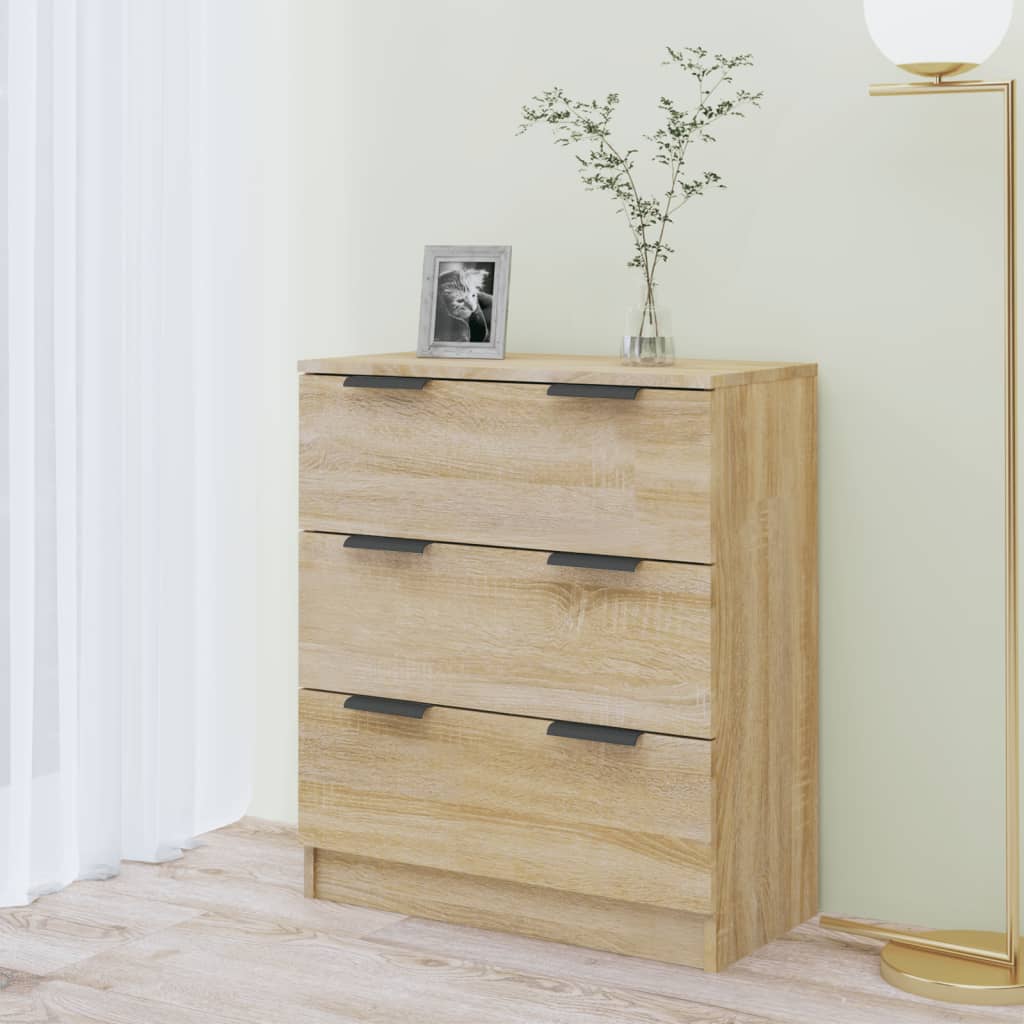skænk 60x30x70 cm konstrueret træ sonoma-eg