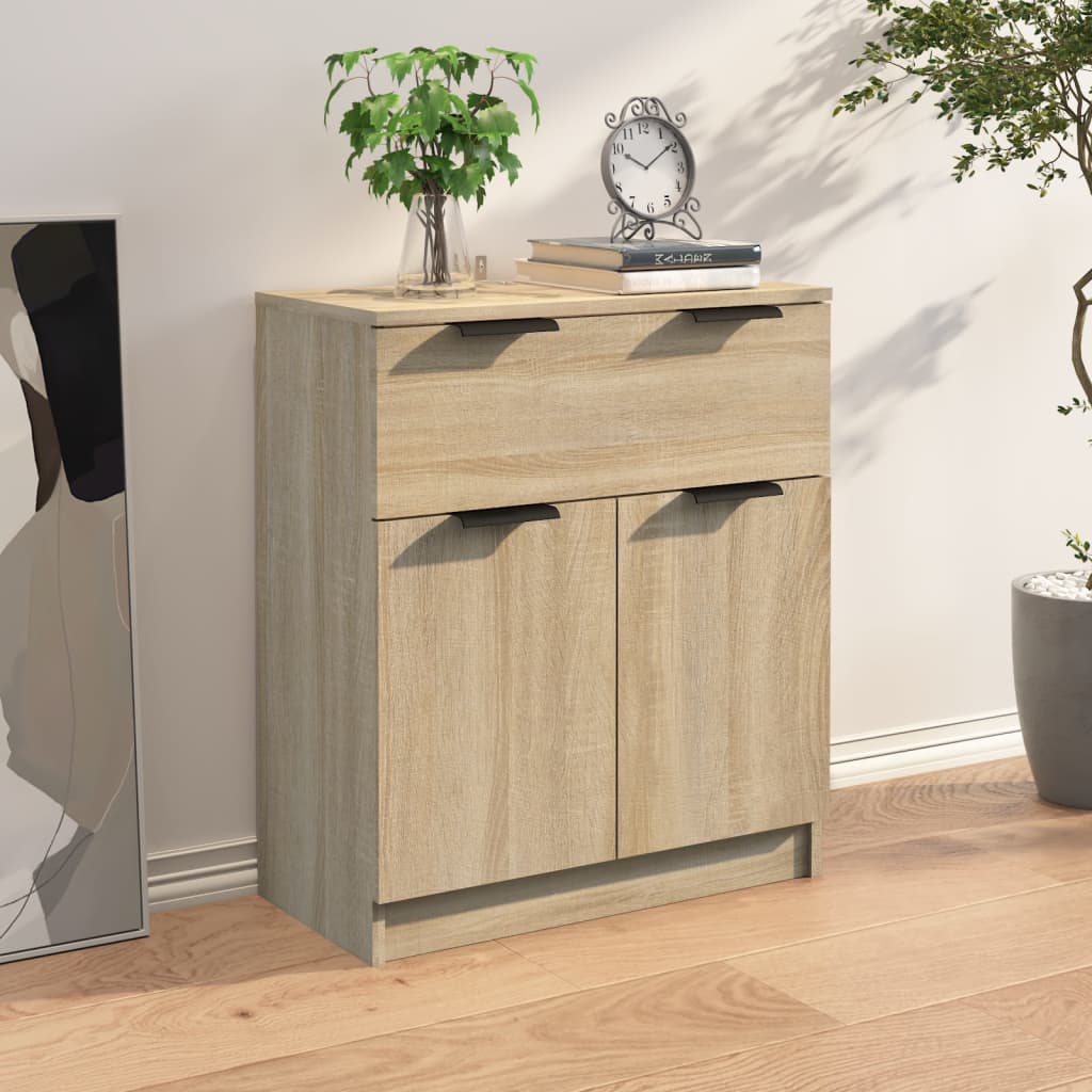 skænk 60x30x70 cm konstrueret træ sonoma-eg