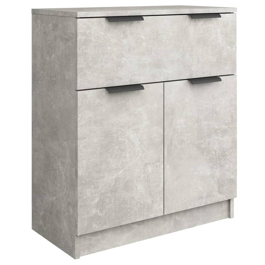 skænk 60x30x70 cm konstrueret træ betongrå