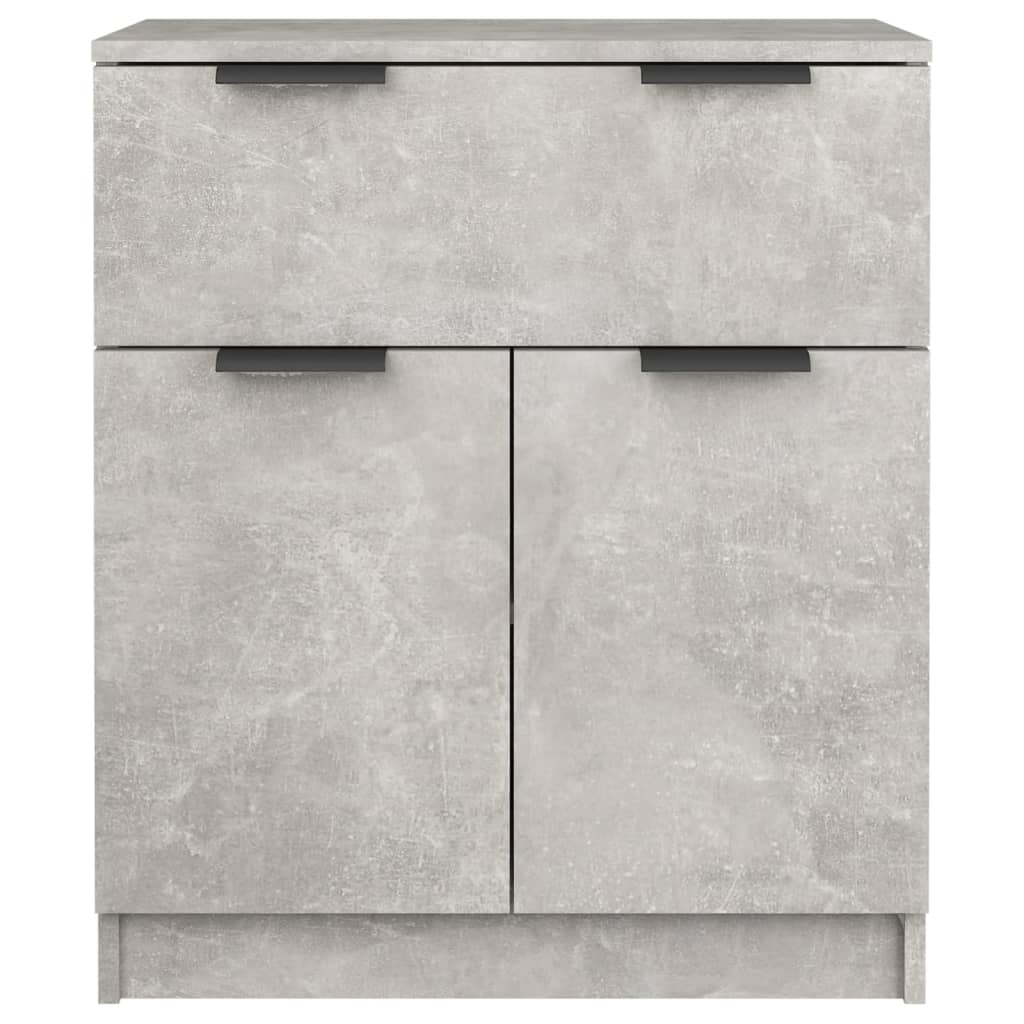 skænk 60x30x70 cm konstrueret træ betongrå