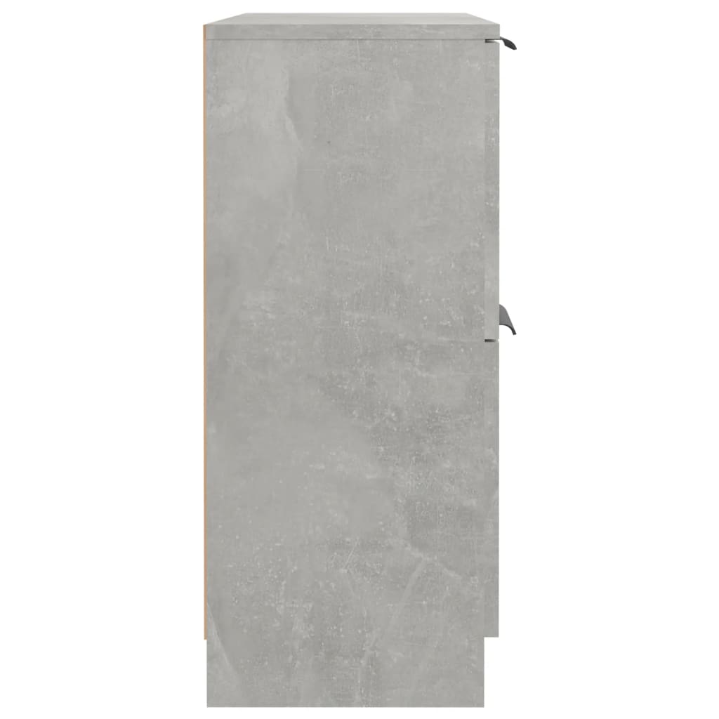 skænk 60x30x70 cm konstrueret træ betongrå