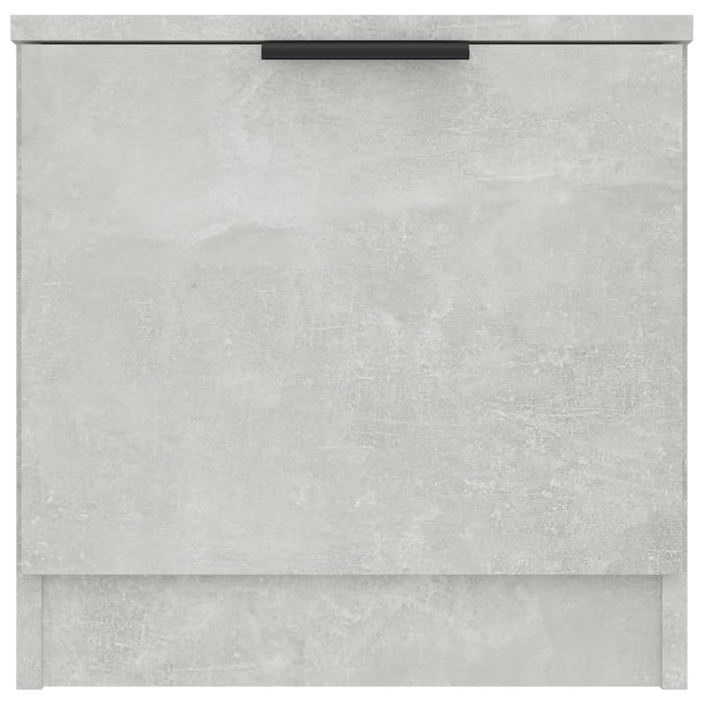 sengebord 40x39x40 cm betongrå