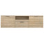 TV-skab Sonoma eg 140x35x40 cm konstrueret træ