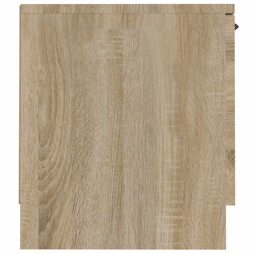 TV-skab Sonoma eg 140x35x40 cm konstrueret træ