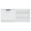 tv-bord 80x35x36,5 cm konstrueret træ hvid