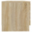 tv-borde 2 stk. 80x35x36,5 cm konstrueret træ sonoma-eg