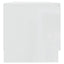 tv-borde 2 stk. 80x35x36,5 cm konstrueret træ hvid højglans
