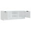 tv-bord 102x35x36,5 cm konstrueret træ hvid