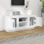 tv-bord 102x35x45 cm konstrueret træ hvid