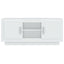 tv-bord 102x35x45 cm konstrueret træ hvid
