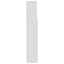 sengegavl med opbevaring 180x19x103,5 cm hvid