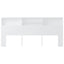 sengegavl med opbevaring 220x19x103,5 cm hvid