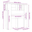 sengegavl med opbevaring 100x18,5x102,5 cm sonoma-eg