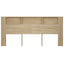 sengegavl med opbevaring 220x18,5x104,5 cm sonoma-eg