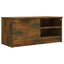 tv-borde 2 stk. 80x35x36,5 cm konstrueret træ røget egetræ