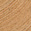 gulvtæppe 180 cm flettet jute rundt