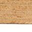 gulvtæppe 210 cm flettet jute rundt