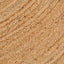 gulvtæppe 210 cm flettet jute rundt