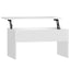 sofabord 80x50,5x41,5 cm konstrueret træ hvid