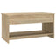 sofabord 102x50x52,5 cm konstrueret træ sonoma-eg