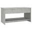 sofabord 102x50x52,5 cm konstrueret træ betongrå