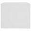 sofabord 80x50x40 cm konstrueret træ hvid