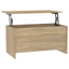 sofabord 102x55,5x52,5 cm konstrueret træ sonoma-eg