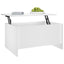 sofabord 80x55,5x41,5 cm konstrueret træ hvid