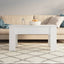 sofabord 101x49x52 cm konstrueret træ hvid