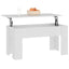 sofabord 101x49x52 cm konstrueret træ hvid