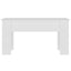 sofabord 101x49x52 cm konstrueret træ hvid
