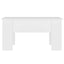 sofabord 79x49x41 cm konstrueret træ hvid