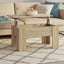 sofabord 79x49x41 cm konstrueret træ sonoma-eg
