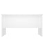 sofabord 80x50x42,5 cm konstrueret træ hvid