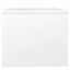 sofabord 80x50x42,5 cm konstrueret træ hvid