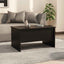 sofabord 80x50x42,5 cm konstrueret træ sort