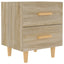 sengebord 40x35x47,5 cm sonoma-eg