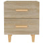 sengebord 40x35x47,5 cm sonoma-eg