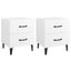 sengeborde 2 stk. 40x35x47,5 cm hvid