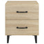 sengebord 40x35x47,5 cm sonoma-eg