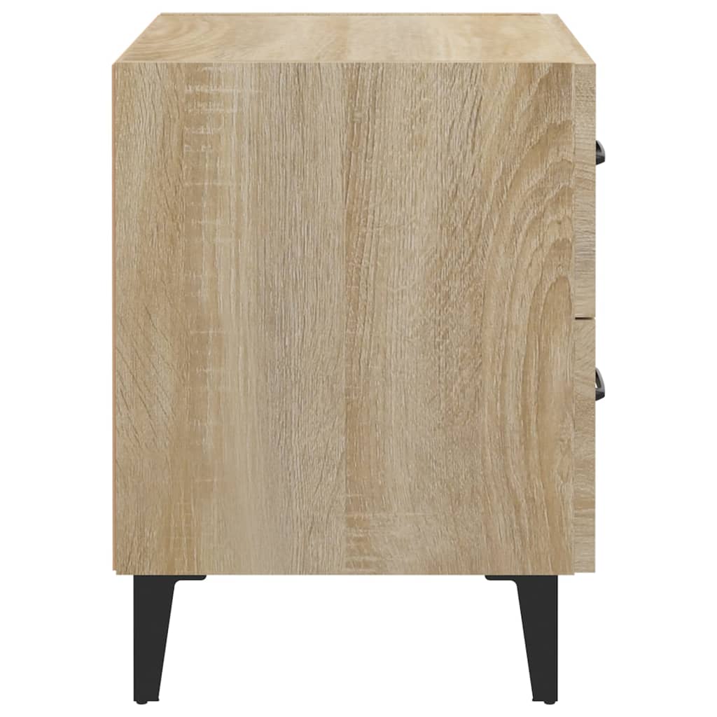 sengebord 40x35x47,5 cm sonoma-eg