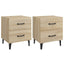 sengeborde 40x35x47,5 cm 2 stk. sonoma-eg