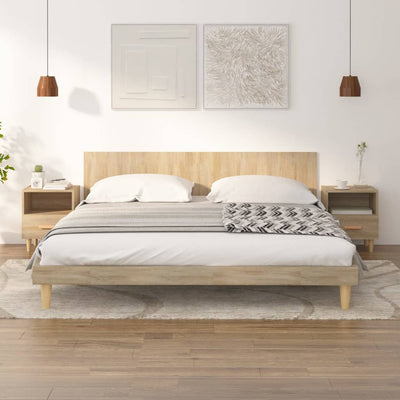 sengeborde 40x35x47 cm 2 stk. sonoma-eg