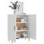 skænk 70x34x90 cm konstrueret træ hvid