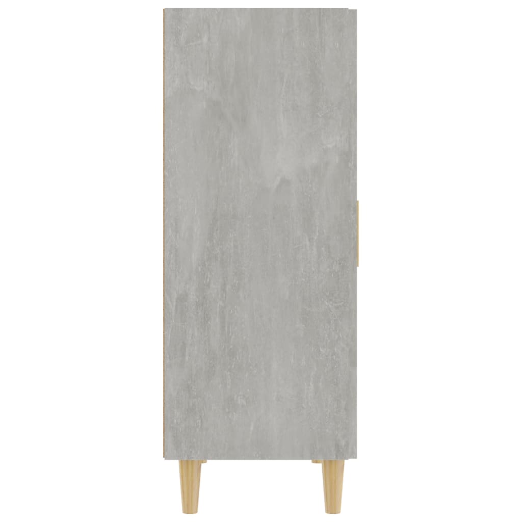 skænk 70x34x90 cm konstrueret træ betongrå