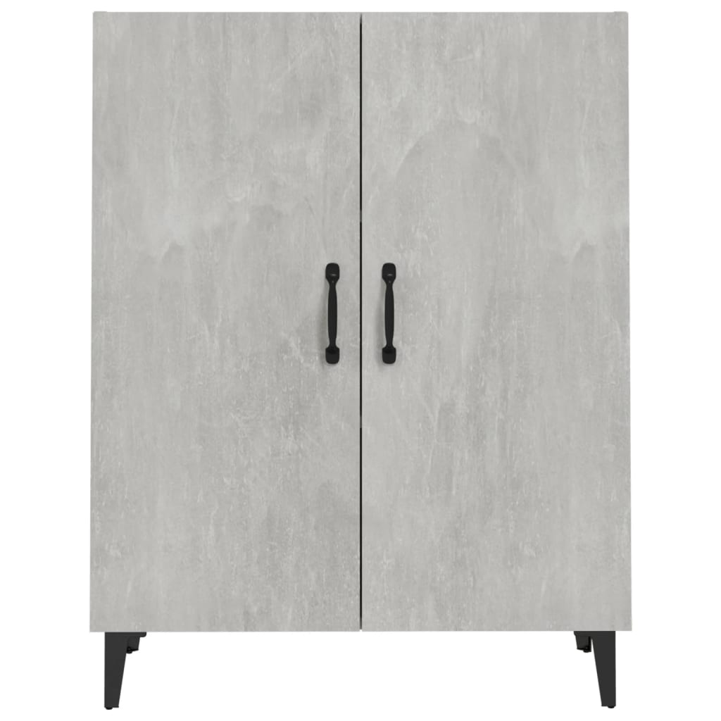 skænk 70x34x90 cm konstrueret træ betongrå