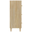 skænk 70x34x90 cm konstrueret træ sonoma-eg