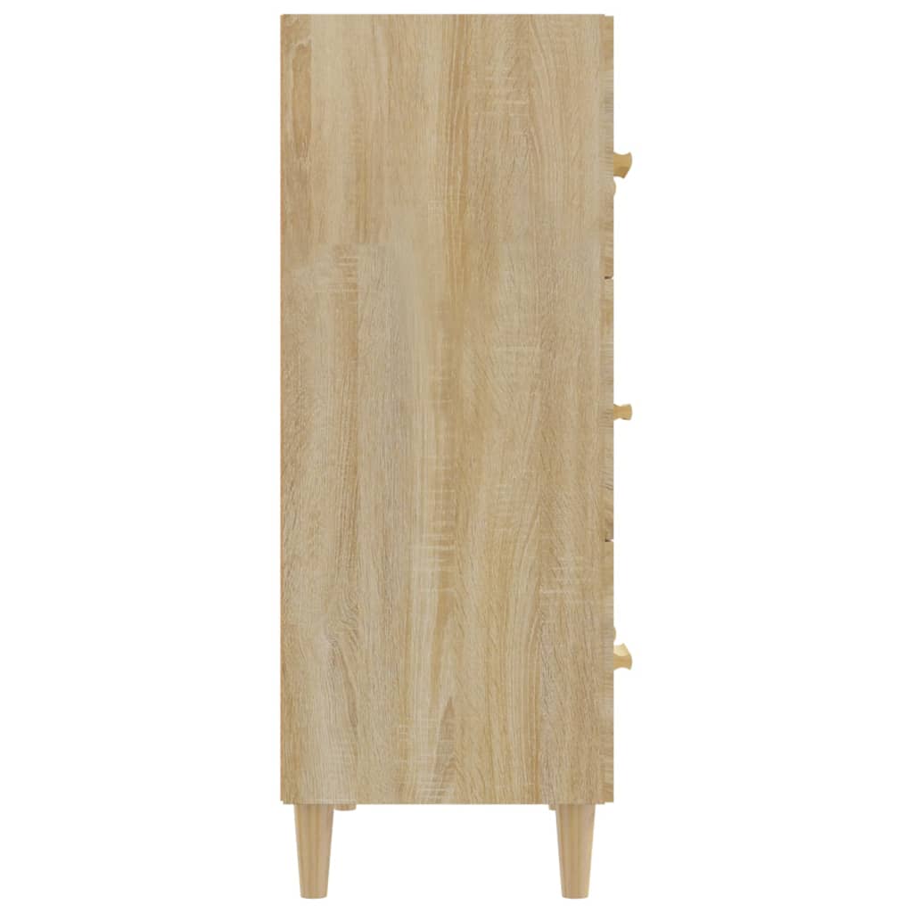skænk 70x34x90 cm konstrueret træ sonoma-eg
