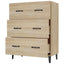 skænk 69,5x34x90 cm konstrueret træ sonoma-eg