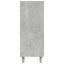 skænk 69,5x34x90 cm konstrueret træ betongrå